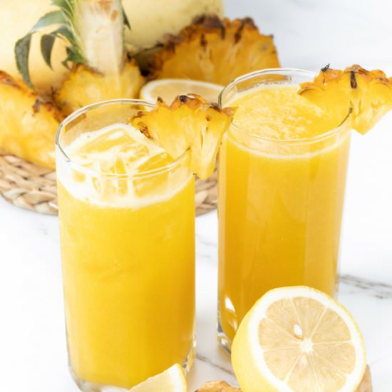 Pineapple Mango Juice Recipe - Recipe photo by healthyrecipes101