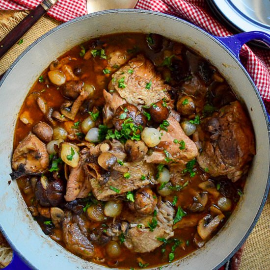 Coq Au Vin - Recipe photo by thisishowicook