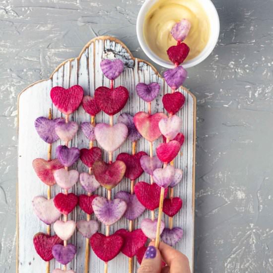 Radishes: Oven Roasted or Air Fried - Recipe photo by vegandollhouse
