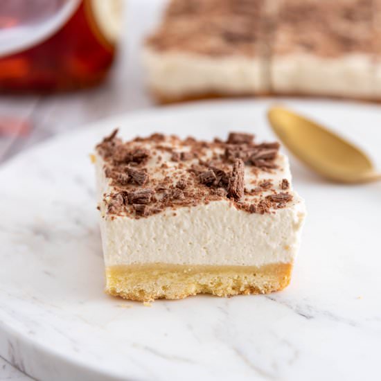 Brandy Alexander Traybake - Recipe photo by Traybakes and More