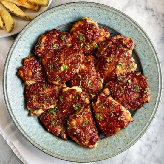 Baked Barbecue Chicken - Recipe photo by thebrookcook.wordpress.com