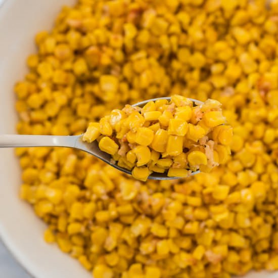 Roasted Frozen Corn - Recipe photo by buildyourbite