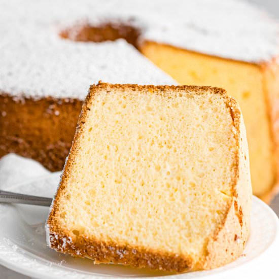 Light and Fluffy Chiffon Cake - Recipe photo by drivemehungry
