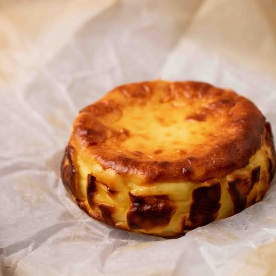 4-inch burnt basque cheesecake - Recipe photo by lifestyleofafoodie