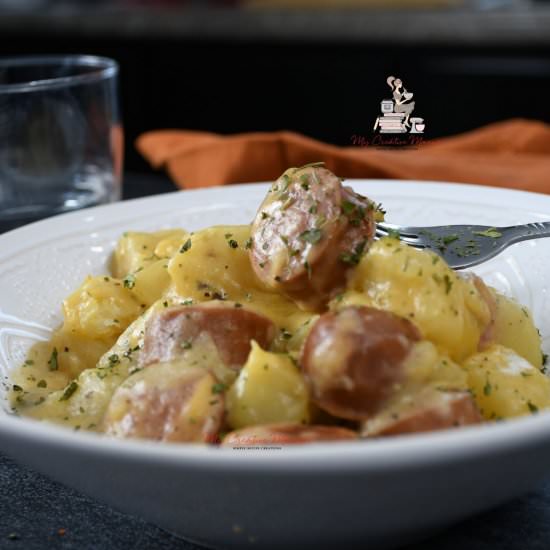 Crock Pot Sausage and Potatoes - Recipe photo by mycreativemanner