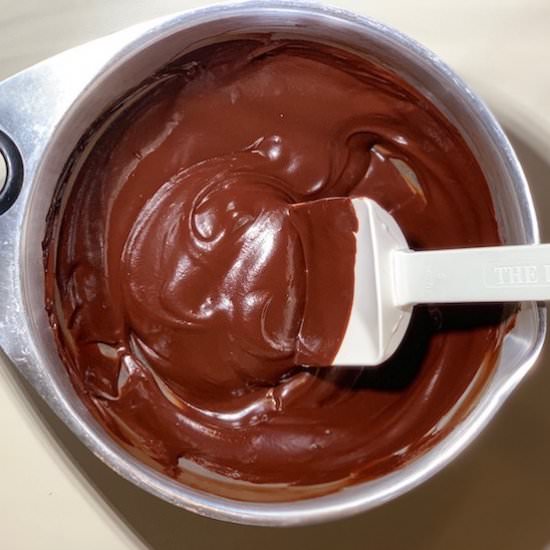 Quick and easy Chocolate Ganache - Recipe photo by scotch_scones