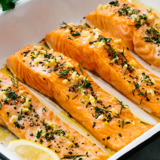 Best Baked Salmon - Recipe photo by Downshiftology