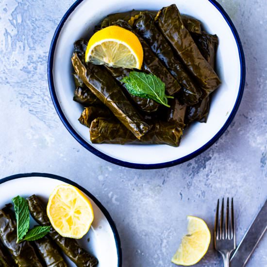 stuffed vine leaves – sarma - Recipe photo by Aegean Delight