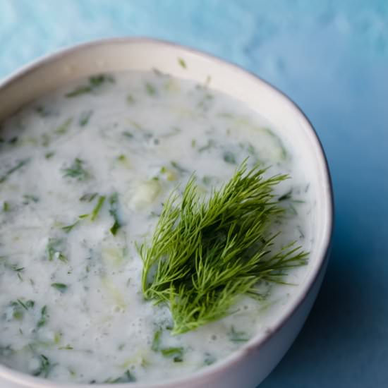 vegan tzatziki - Recipe photo by Aegean Delight