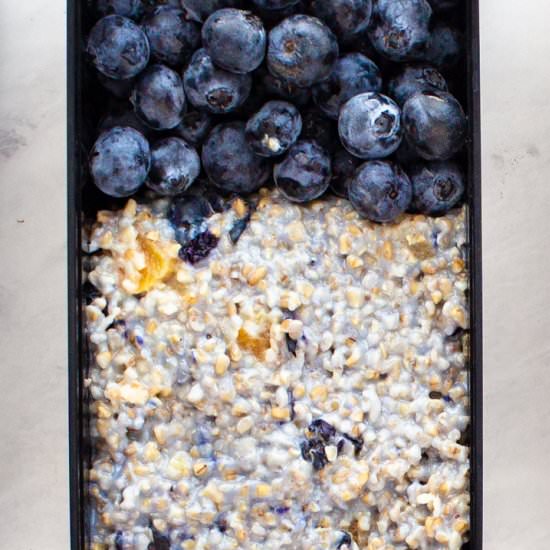 blueberry lemon oatmeal - Recipe photo by Aegean Delight