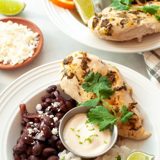 Mojo Chicken - Recipe photo by KeyToMyLime