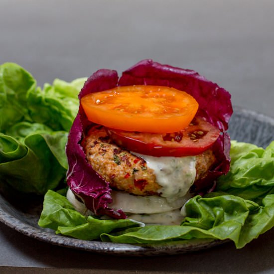 Chicken Burger – Zesty Ranch - Recipe photo by a zest for life