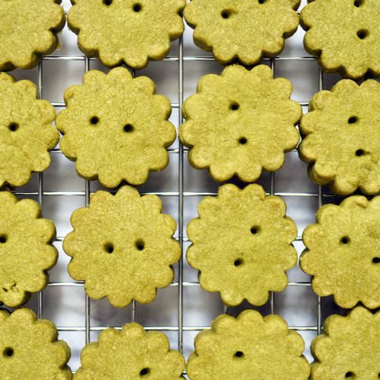 Matcha Shortbread Cookies - Recipe photo by Jaja Bakes