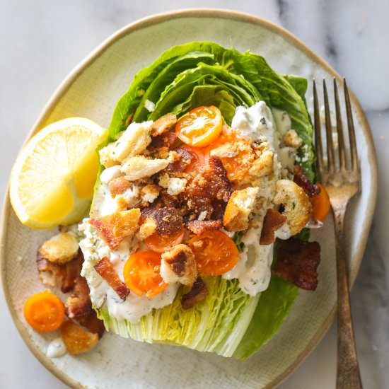 Wedge Style BLT Salad - Recipe photo by lovelylittlekitchen