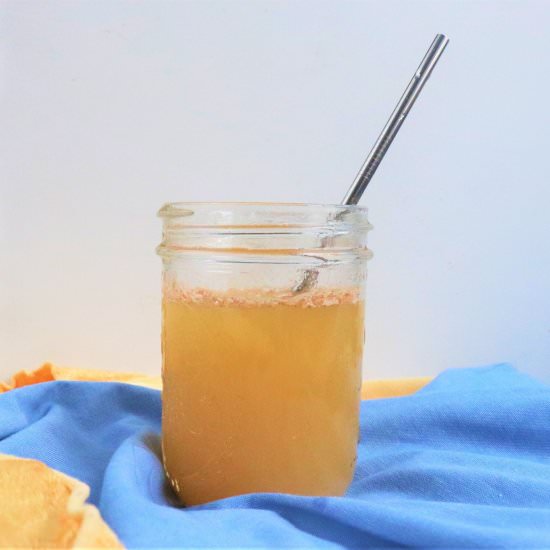 Pineapple Ginger Seltzer - Recipe photo by veryveganval