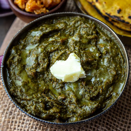 Sarson ka Saag - Recipe photo by ShwetaintheKitchen