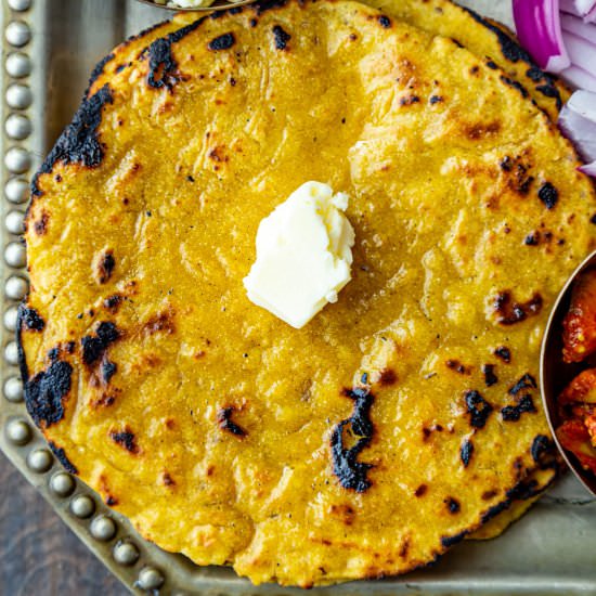 Makki ki Roti - Recipe photo by ShwetaintheKitchen