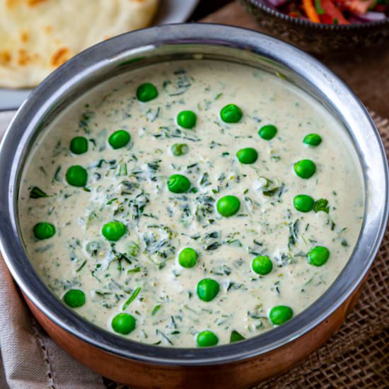 Methi Matar Malai - Recipe photo by ShwetaintheKitchen