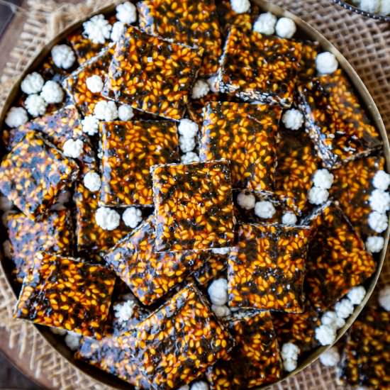 Til Chikki – Sesame Chikki recipe - Recipe photo by ShwetaintheKitchen