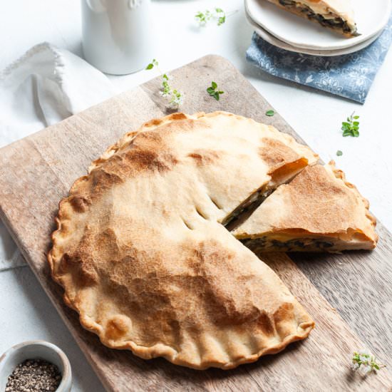 Erbazzone (Italian Silverbeet Pie) - Recipe photo by Mrs Jones Kitchen