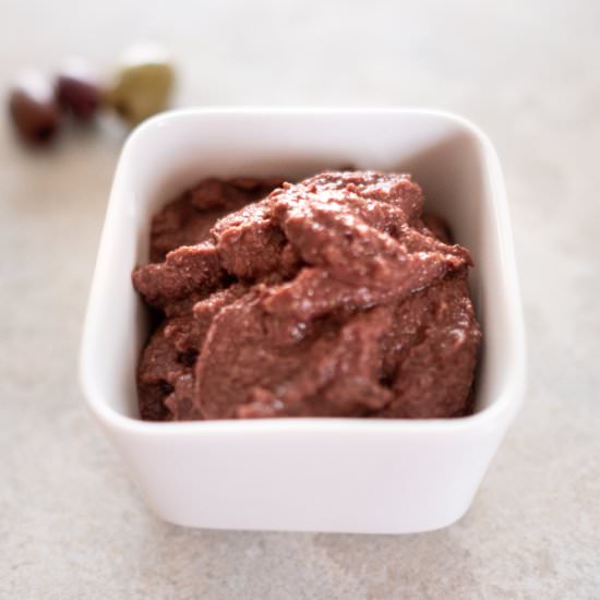 Easy Olive Tapenade - Recipe photo by Diabetic Vegan