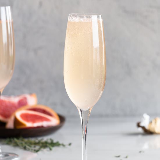 grand marnier grapefruit mimosa - Recipe photo by withspice