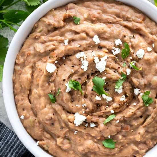 Refried Beans (2-Ways!) - Recipe photo by Jessica Gavin