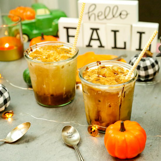 Pumpkin Pie Cold Brew - Recipe photo by Fitty Foodlicious