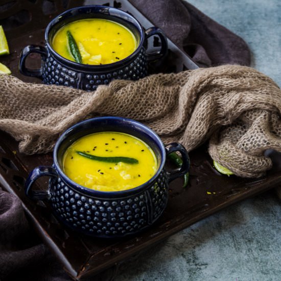 Yellow Split Pea Cooked With Radish - Recipe photo by anindya0909