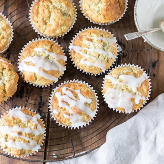 Lemon Parsnip Muffins - Recipe photo by veggie desserts