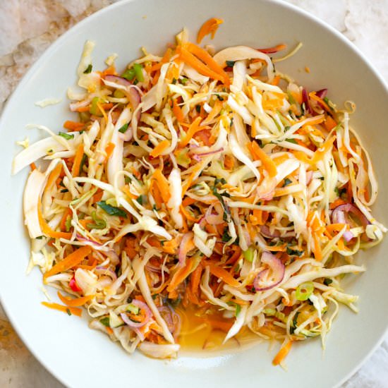 Asian Slaw – Two Ways - Recipe photo by Flaevor