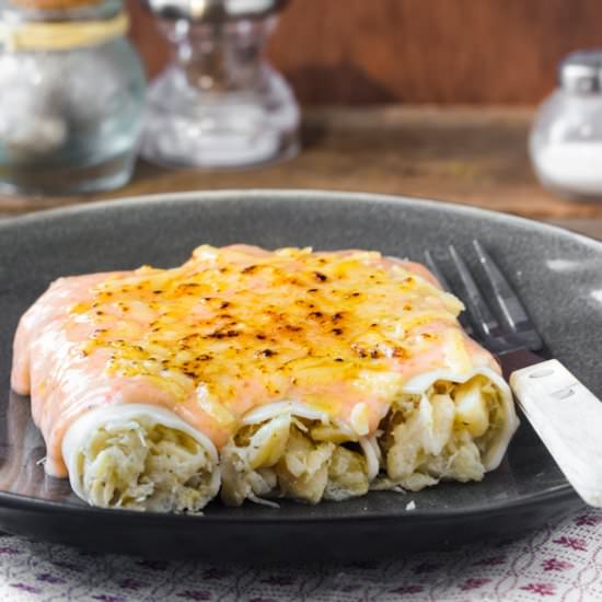 Cannelloni with cod brandade - Recipe photo by Exquisit