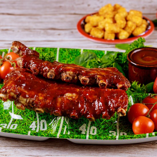 Sweet and Smoky Slow Cooker Ribs - Recipe photo by Maven Cookery