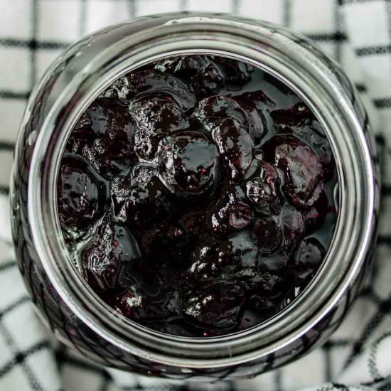 Blueberry Compote - Recipe photo by Milk and Pop