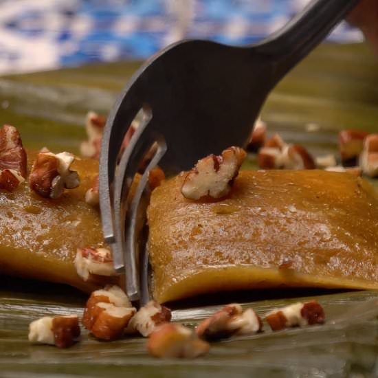 Pumpkin Tamales - Recipe photo by sietefoods