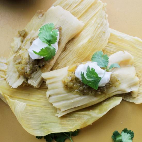 Instant Pot Chicken Tamales - Recipe photo by homebodyeats