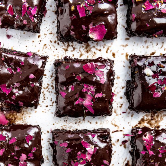 Chocolate Almond Butter Brownies - Recipe photo by dashofhoney