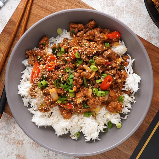 KOREAN BEEF BOWL - Recipe photo by khinskitchen@gmail.com