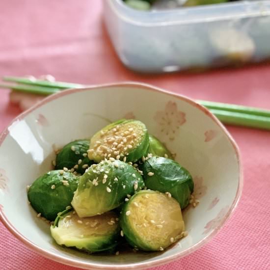 Brussels Sprouts Ohitashi - Recipe photo by ochikeron
