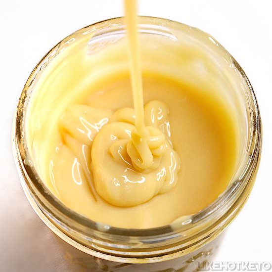 Sweetened Condensed Milk - Recipe photo by LikeHotKeto