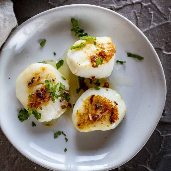 Sous Vide Scallops - Recipe photo by Went Here 8 This