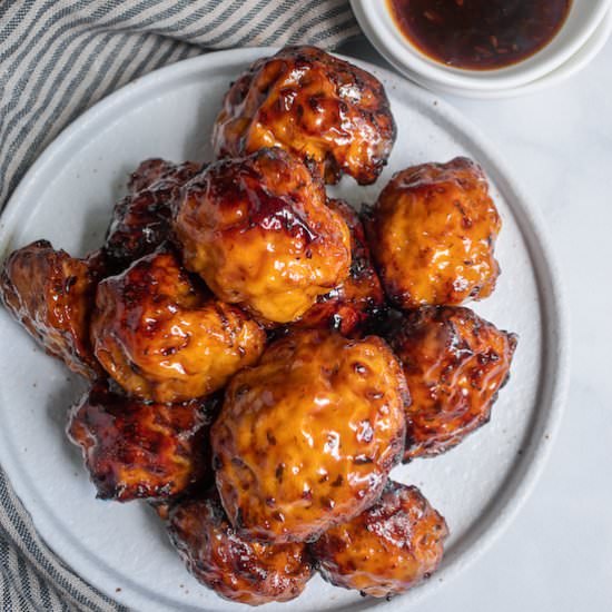 vegan air-fryer cauliflower wings - Recipe photo by fromthecomfortofmybowl