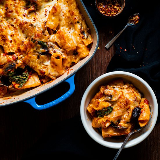 Nduja Baked Rigatoni - Recipe photo by rhubarbandcod
