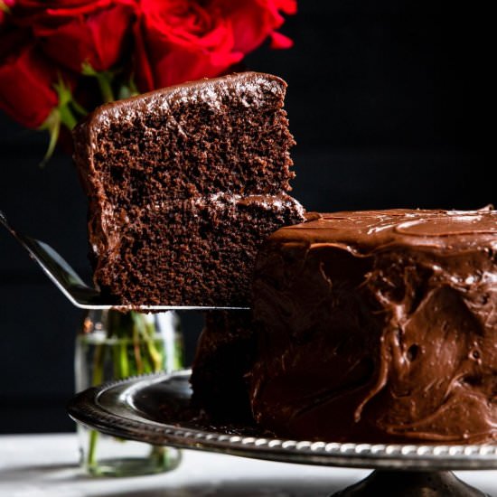 Dairy Free Chocolate Cake - Recipe photo by foodfaithfitness