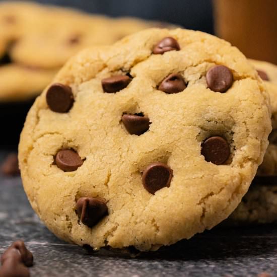 Eggless Chocolate Chip Cookies - Recipe photo by gimmethatflavor