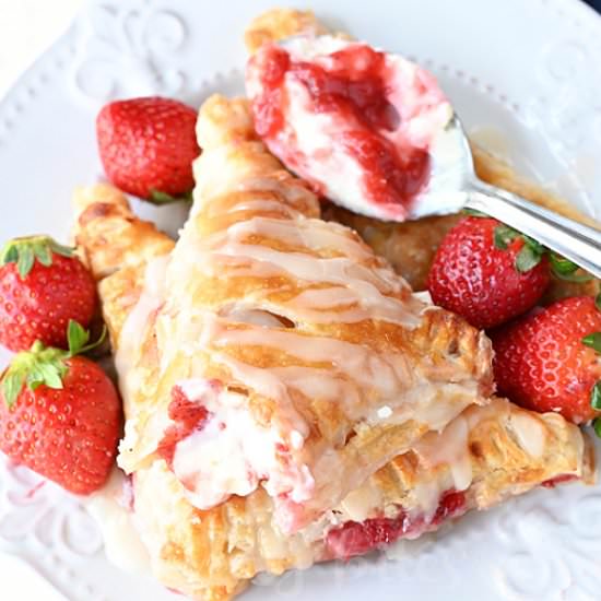 Strawberry Turnovers - Recipe photo by Savory Bites