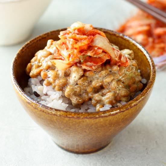 How to eat Japanese Natto - Recipe photo by chefjacooks
