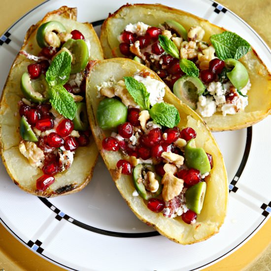 Themysciran potato skins - Recipe photo by The Gluttonous Geek