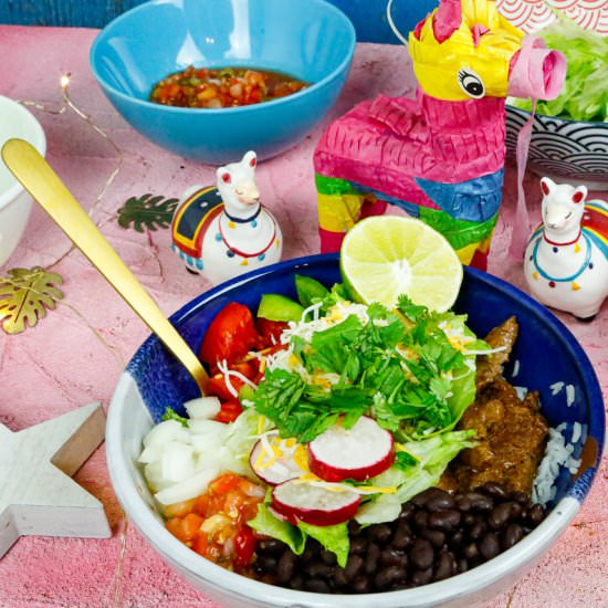 Healthy Burrito Bowls - Recipe photo by Fitty Foodlicious