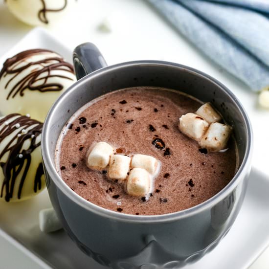 Hot Chocolate Bombs - Recipe photo by FoodFolksandFun